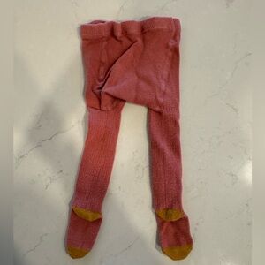 Charming Pink and Tan Kids Tights
